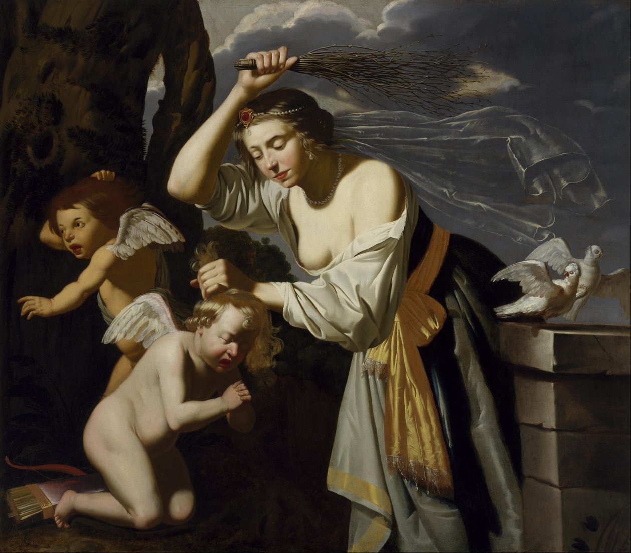 Venus Chastising Cupid av Jan van Bijlert