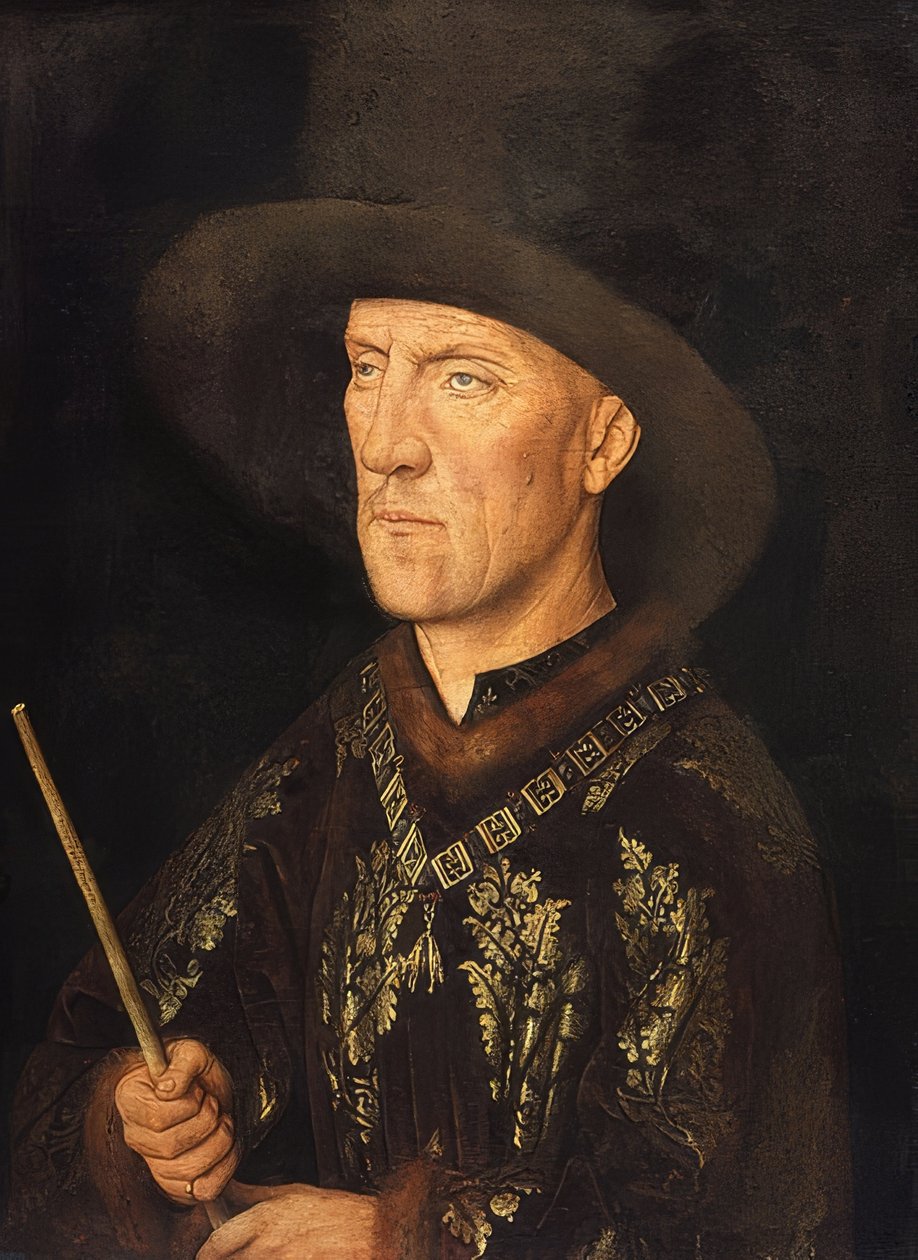 Baudouin de Lannoy. Um 1436/38 av Jan van Eyck