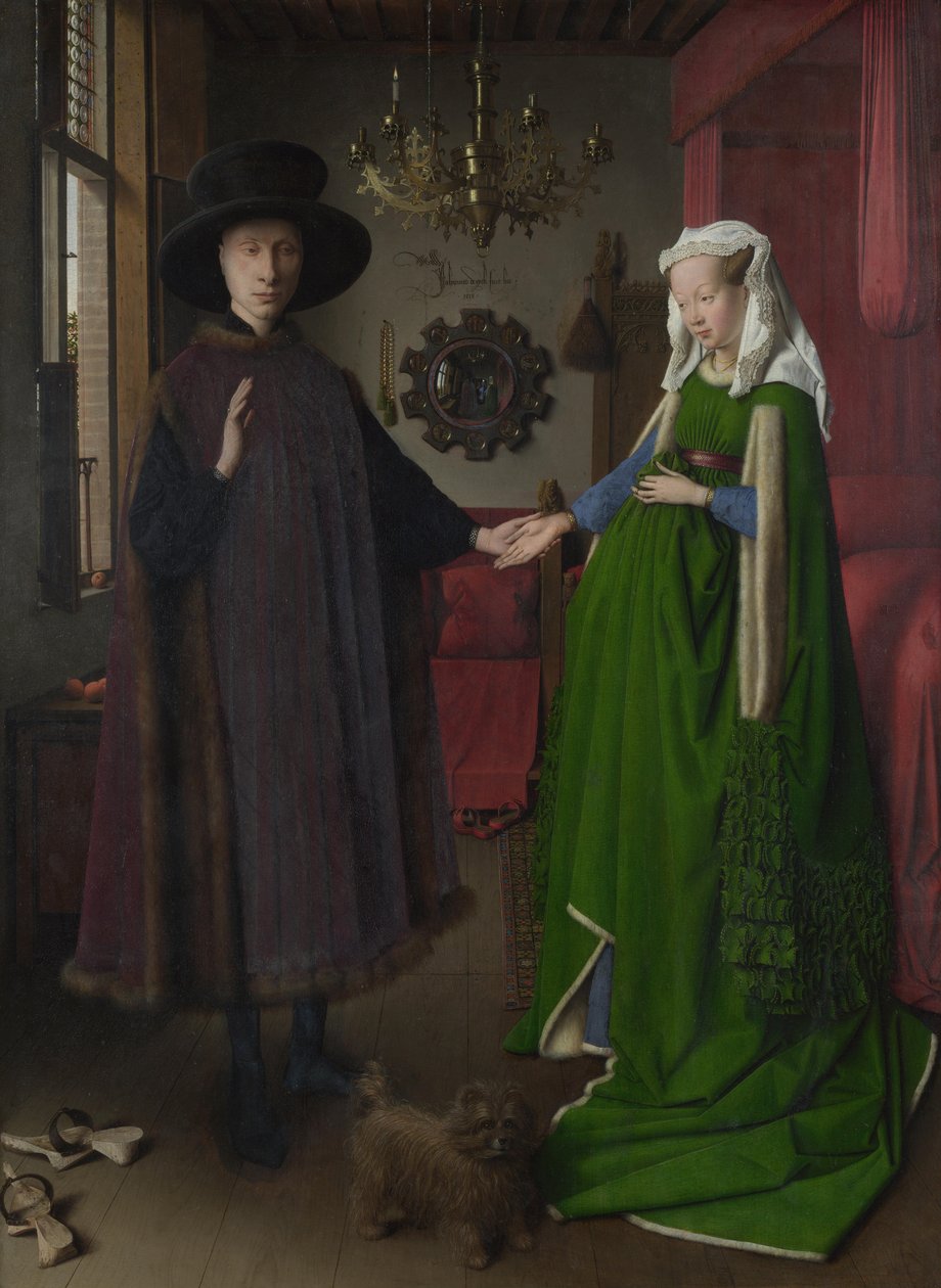 Arnolfini-porträttet, 1434 av Jan van Eyck