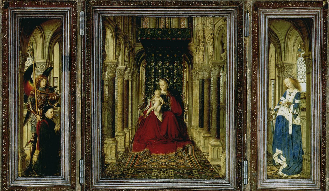 Dresdens altaruppsatstriptyk, 1437 av Jan van Eyck