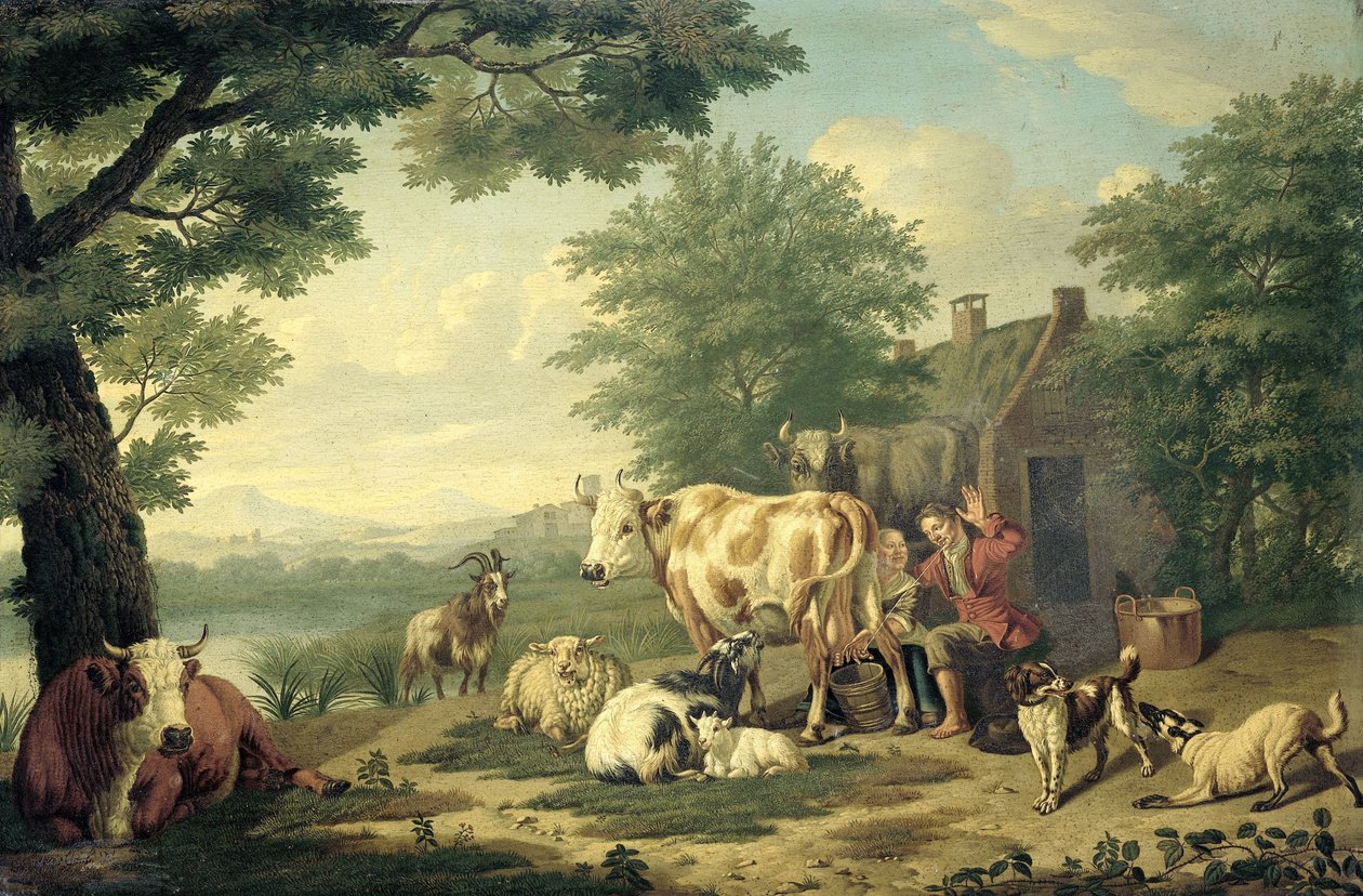 Mjölkningstid av Jan van Gool