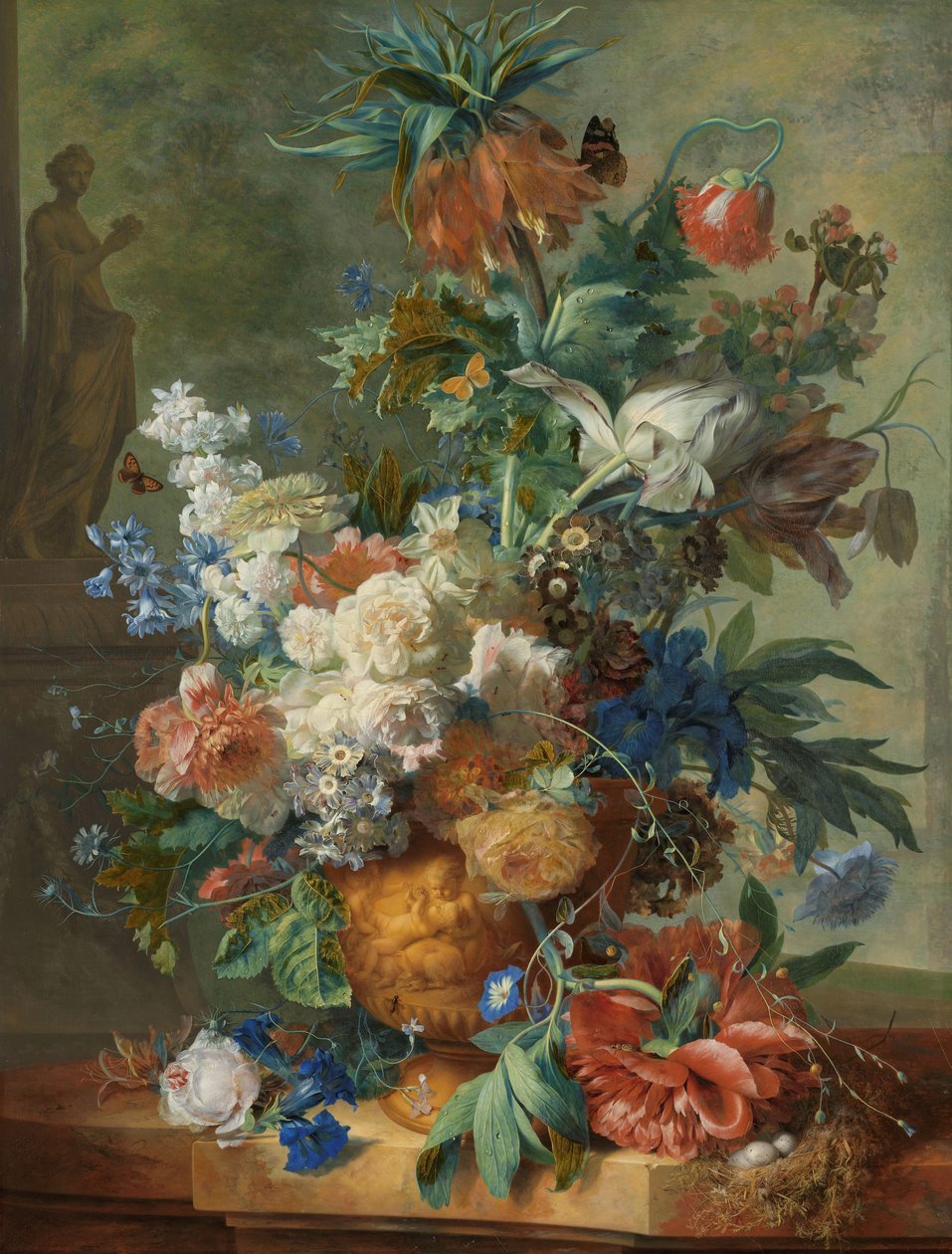 Stilleben med blommor av Jan van Huysum