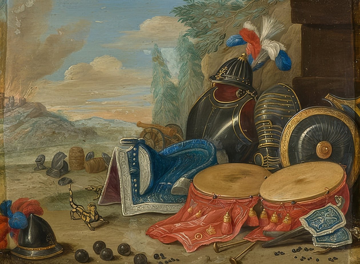 Symboler för krig av Jan van Kessel the Elder