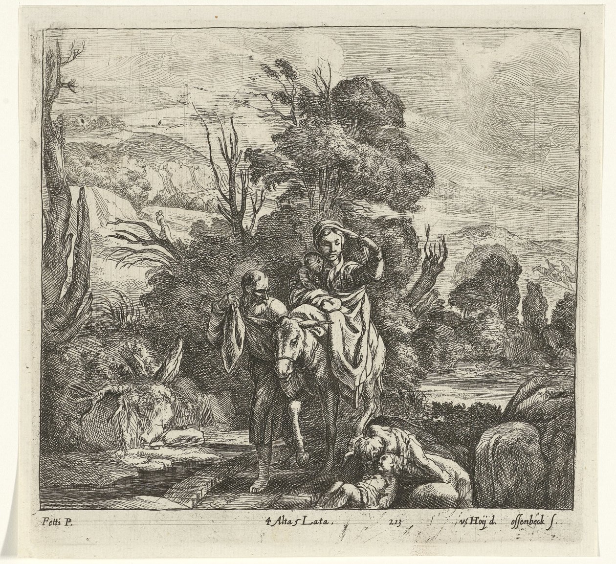 Flyg till Egypten av Jan van Ossenbeeck