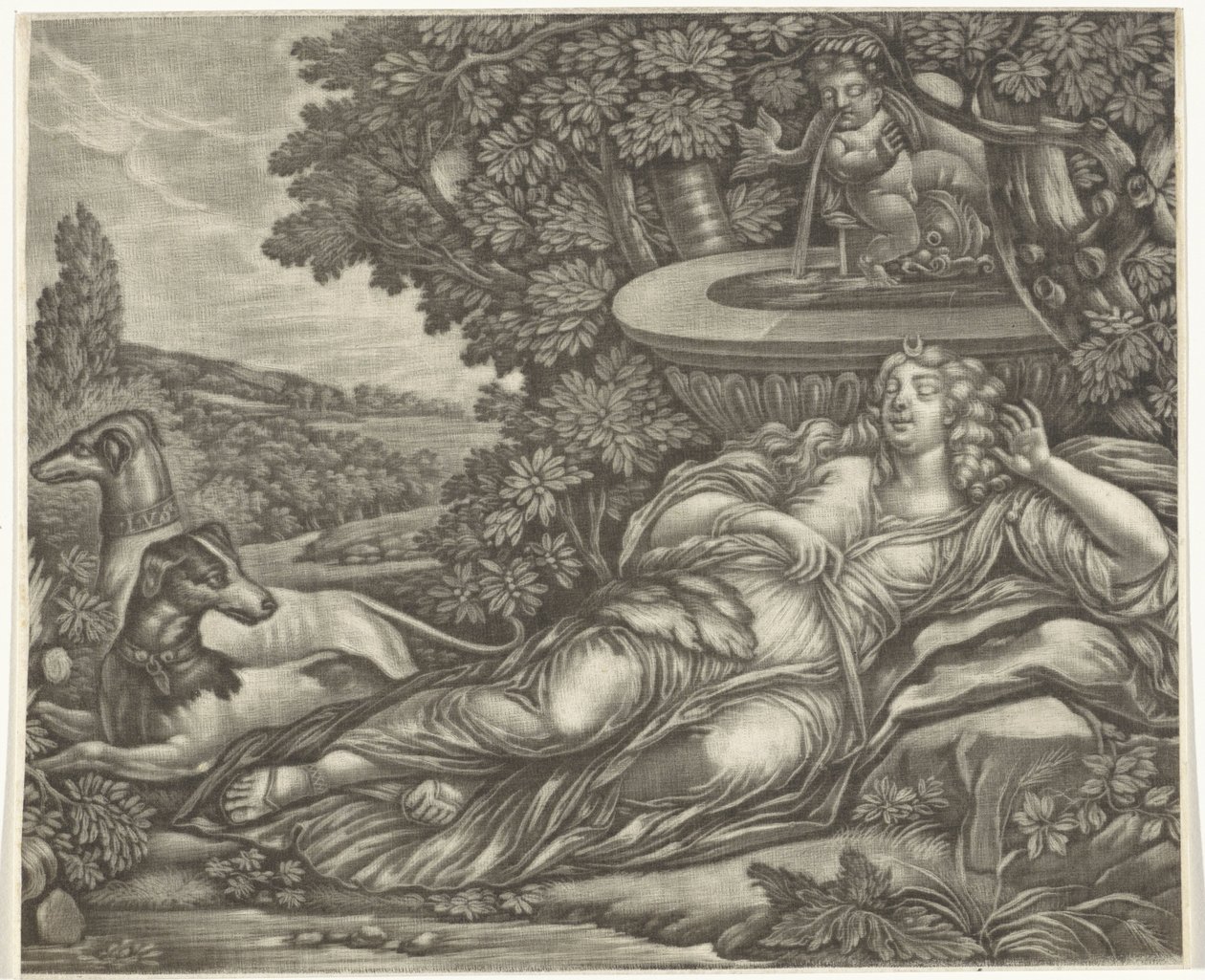 sovande Diana av Jan van Somer (possibly)