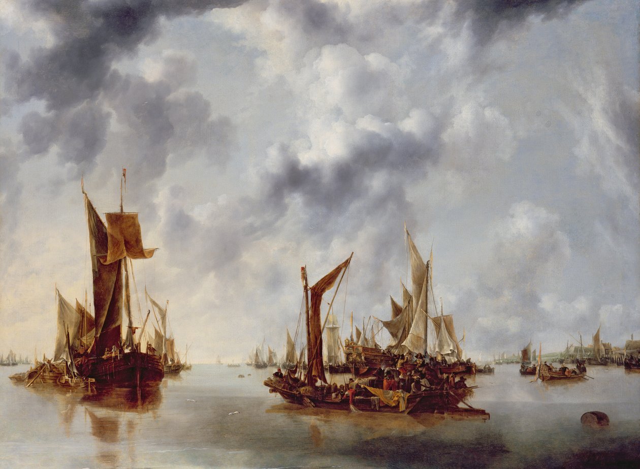 Ett lugn av Jan van de Capelle or Cappelle