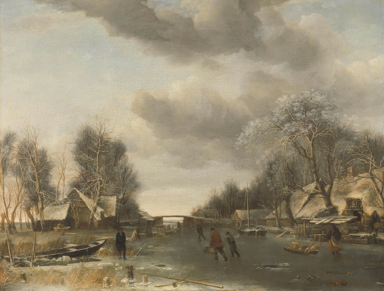 Vinterscen av Jan van de Cappelle