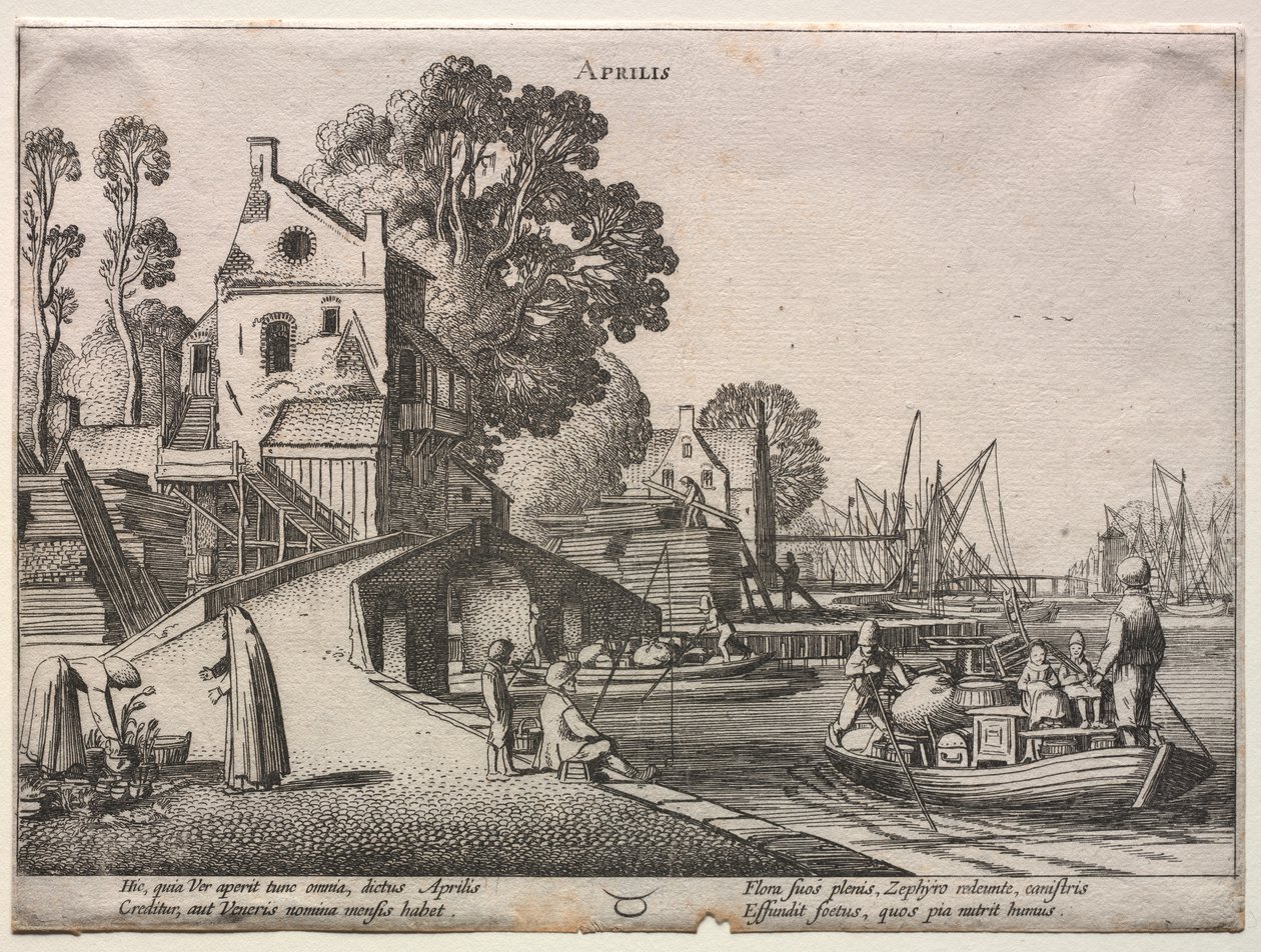De tolv månaderna: april av Jan van de Velde II