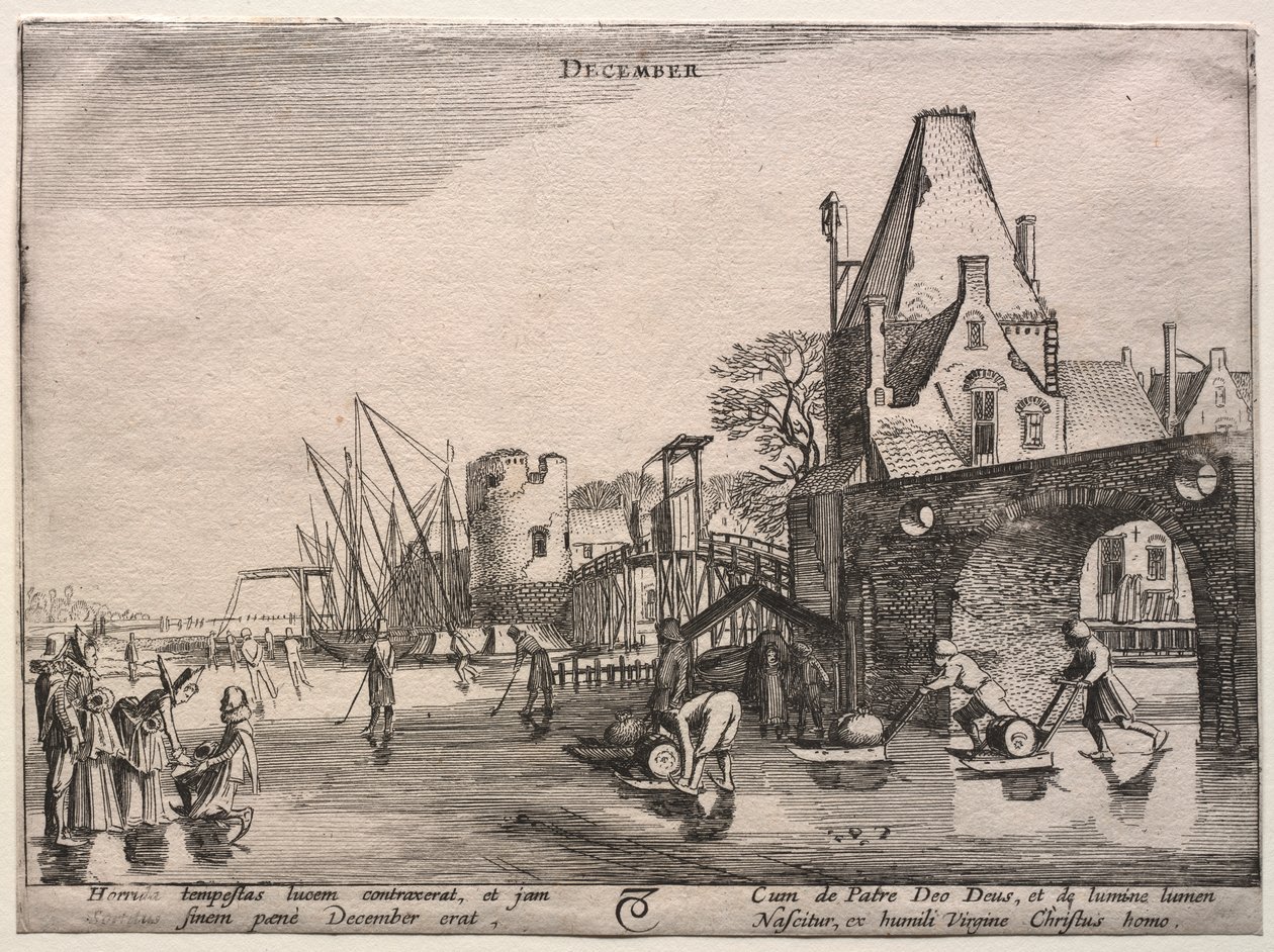 De tolv månaderna: december av Jan van de Velde II
