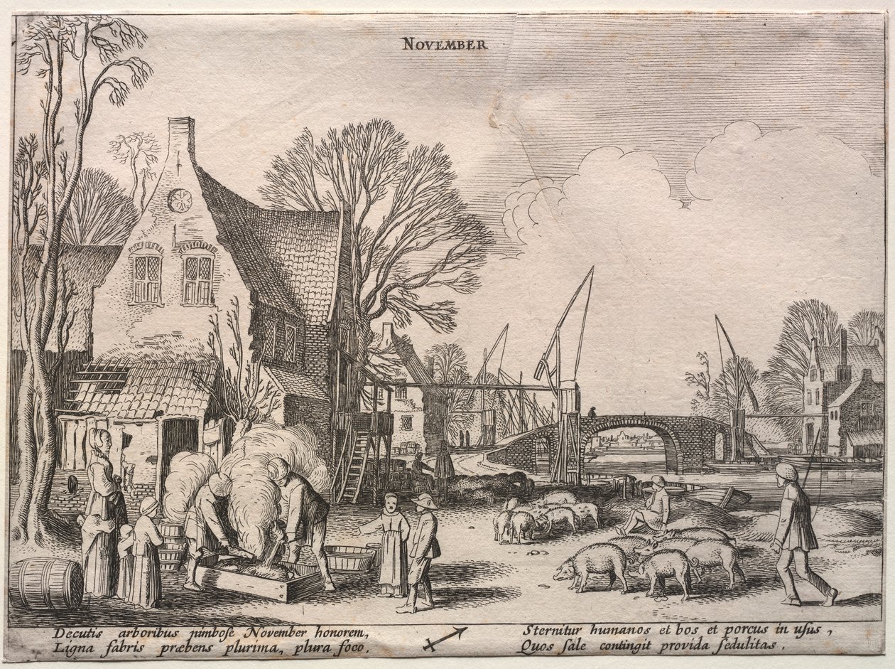 De tolv månaderna: november av Jan van de Velde II