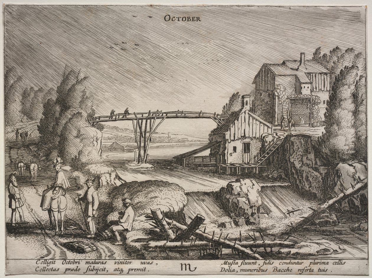 De tolv månaderna: oktober av Jan van de Velde II