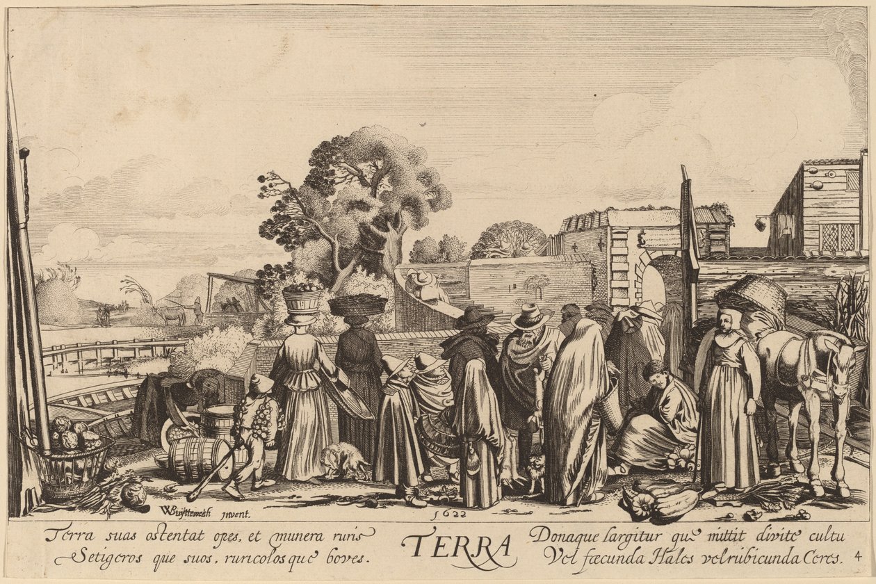 Jorden av Jan van de Velde II after Willem Buytewech