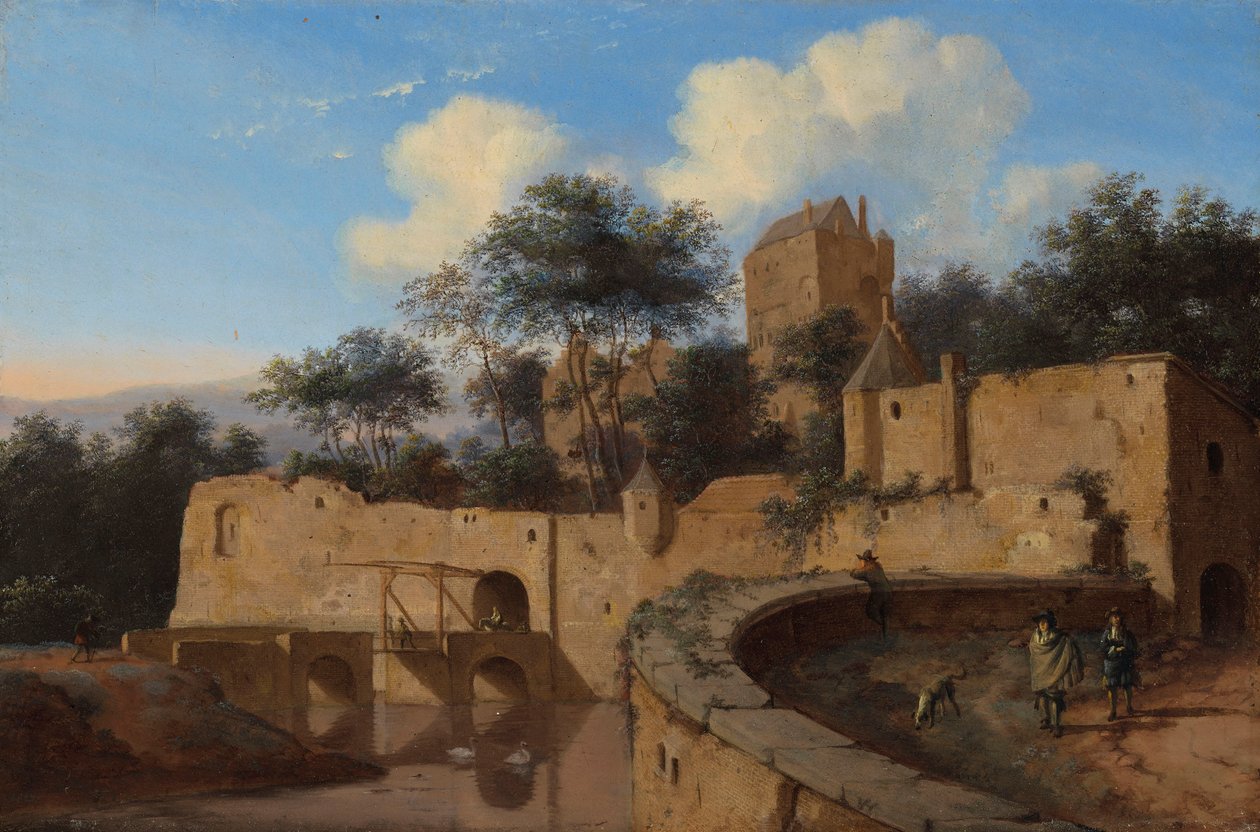 En capricciovy av Arnhem av Jan van der Heyden