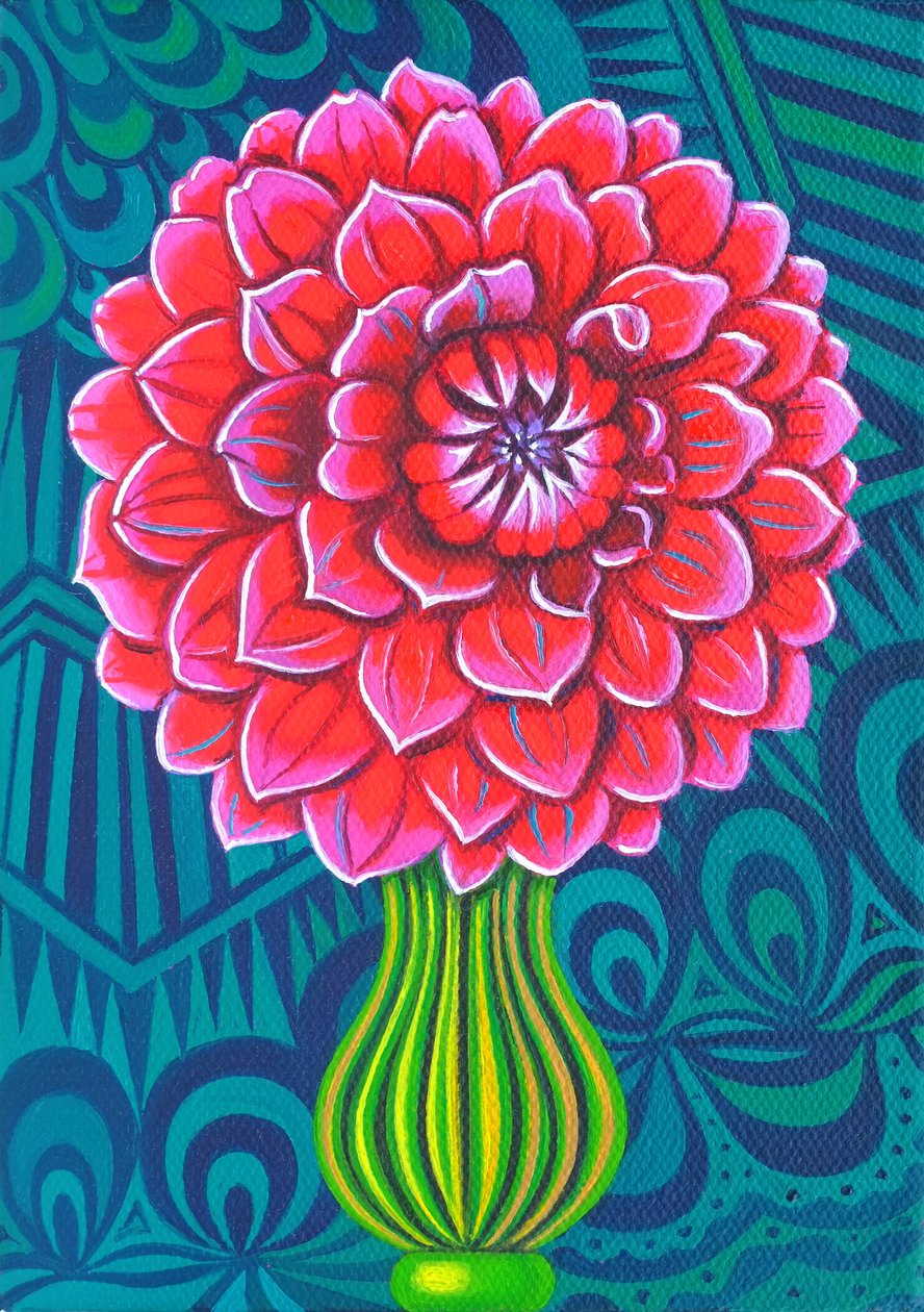 Dahlia, 2014, av Jane Tattersfield