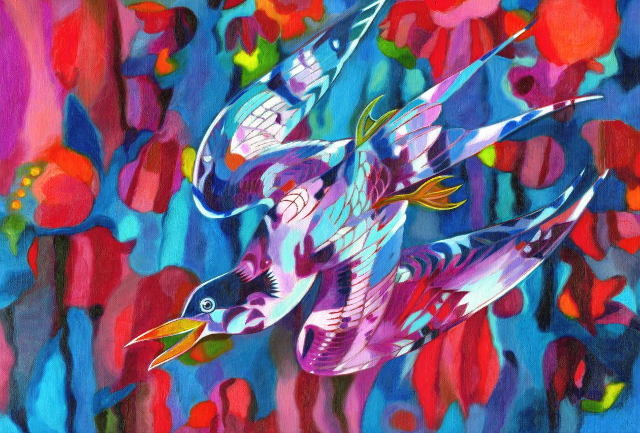 Dykfågel, 2013, av Jane Tattersfield