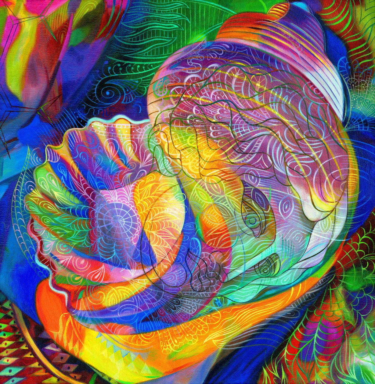 I ett halcyon hav, 2011, av Jane Tattersfield