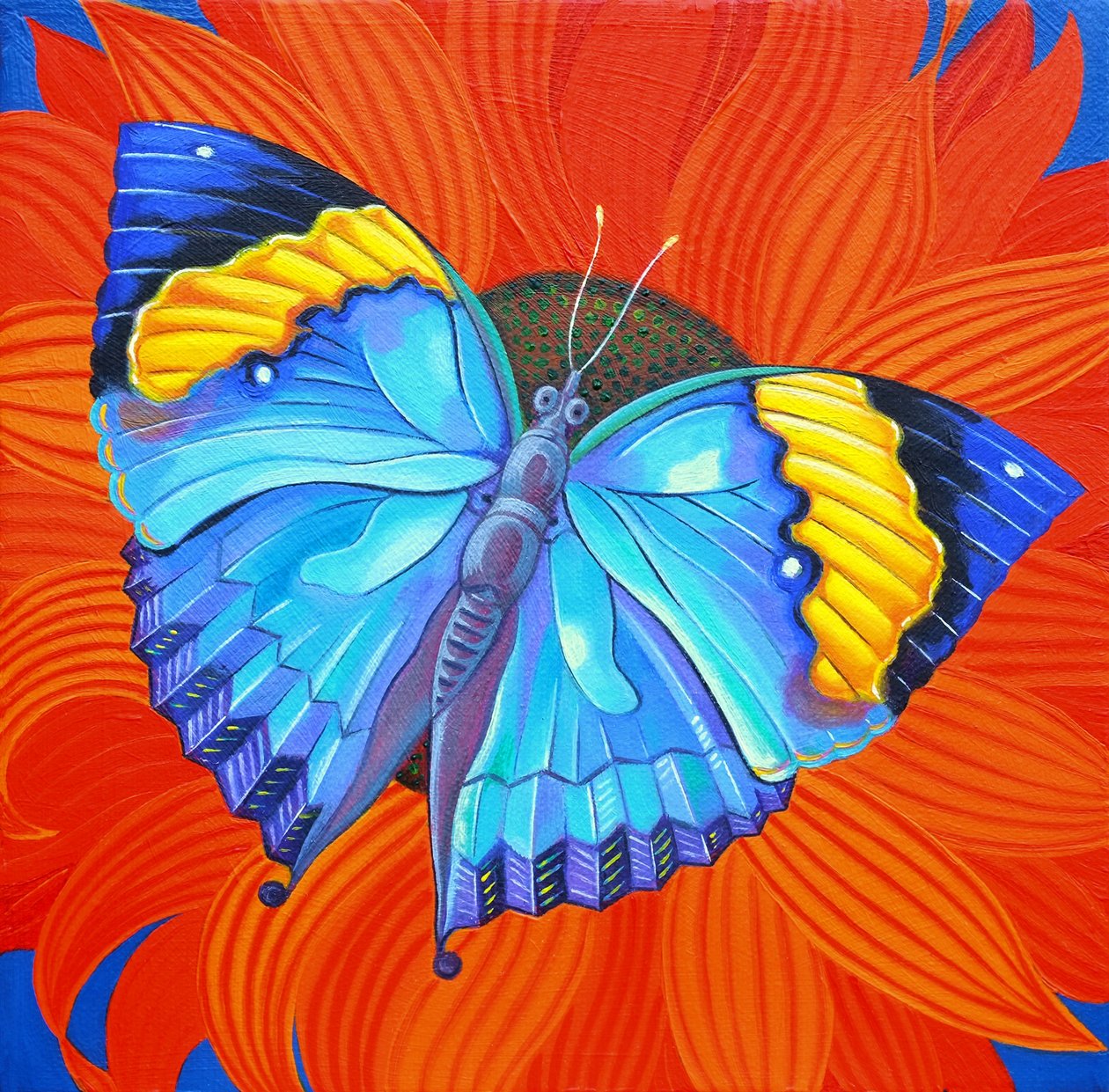 Indian Leaf Butterfly, 2014, av Jane Tattersfield