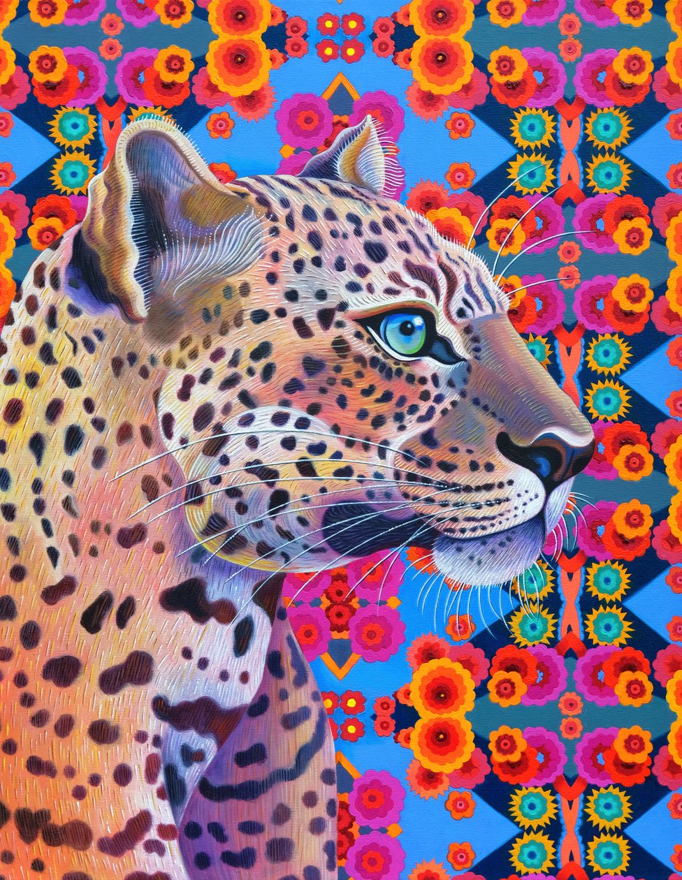 Leopard, 2018, av Jane Tattersfield