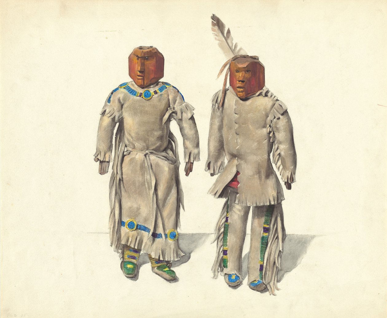 Cree indiska dockor av Jane Iverson