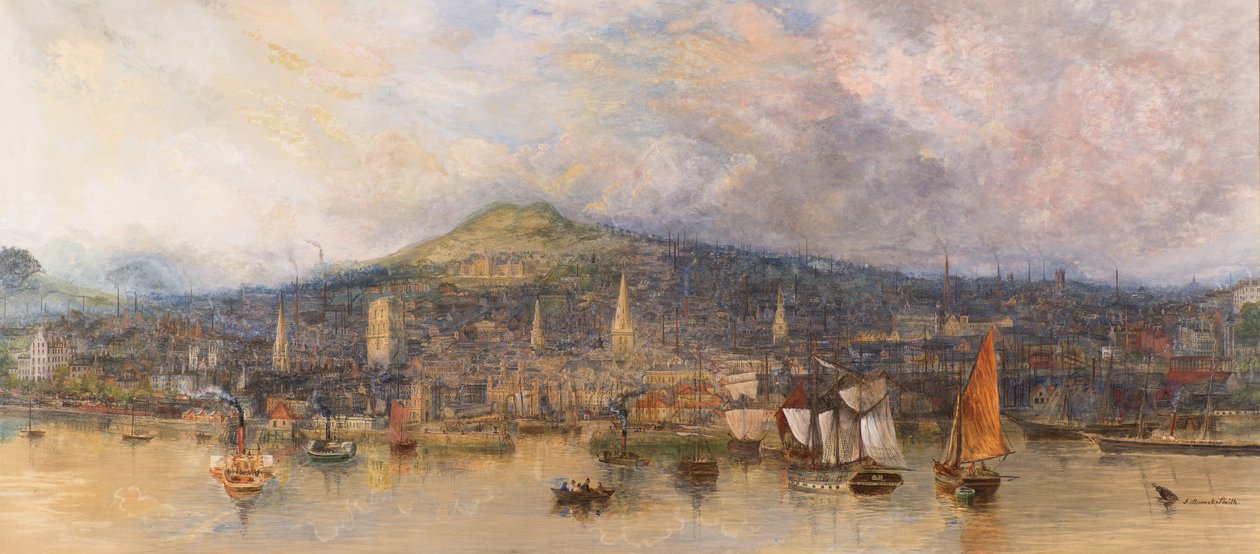 Dundee från floden av Jane Stewart Smith