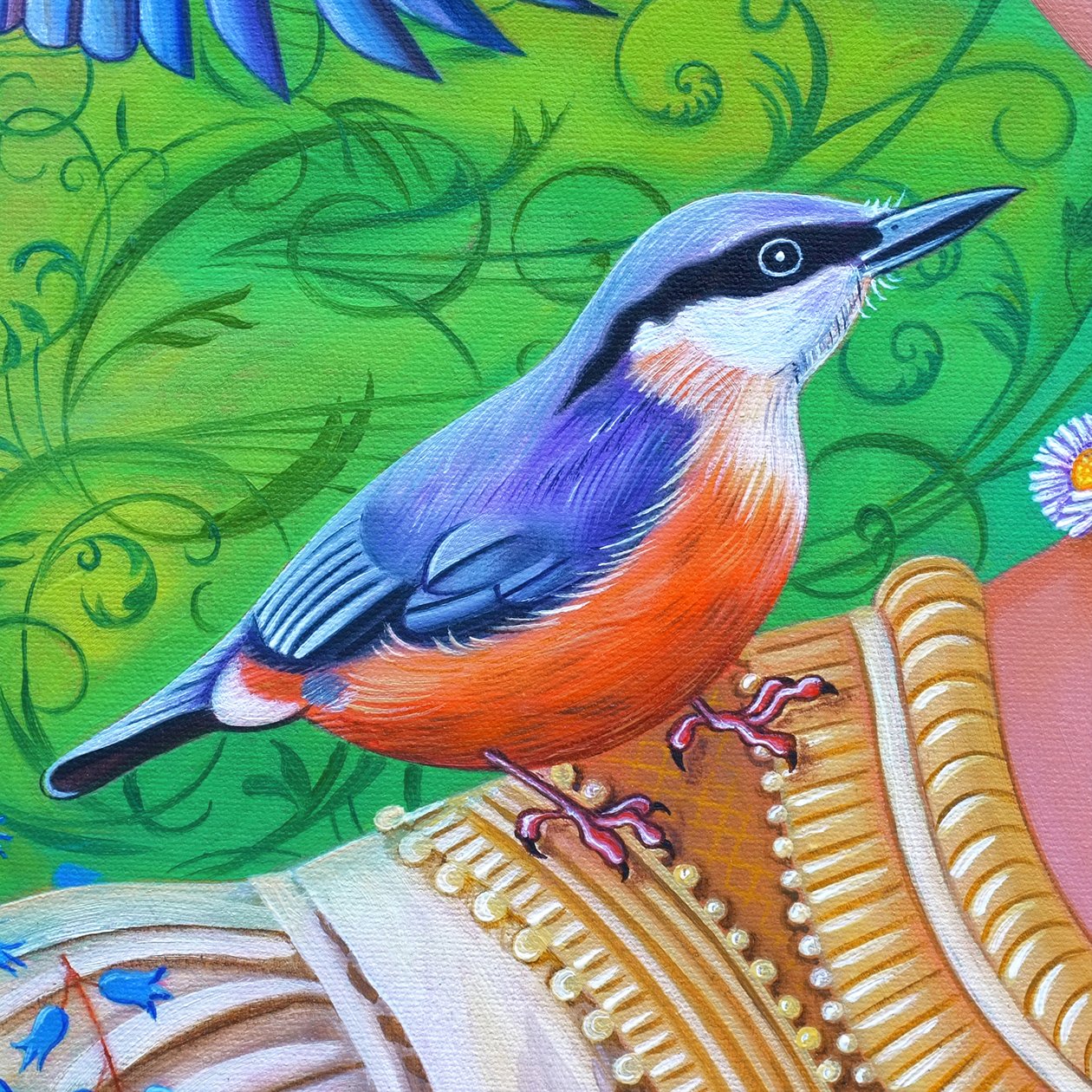 Nuthatch, 2016, av Jane Tattersfield