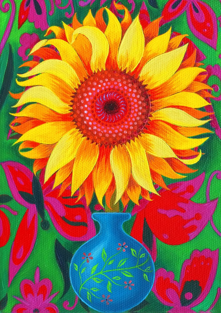 Solros, 2015, av Jane Tattersfield