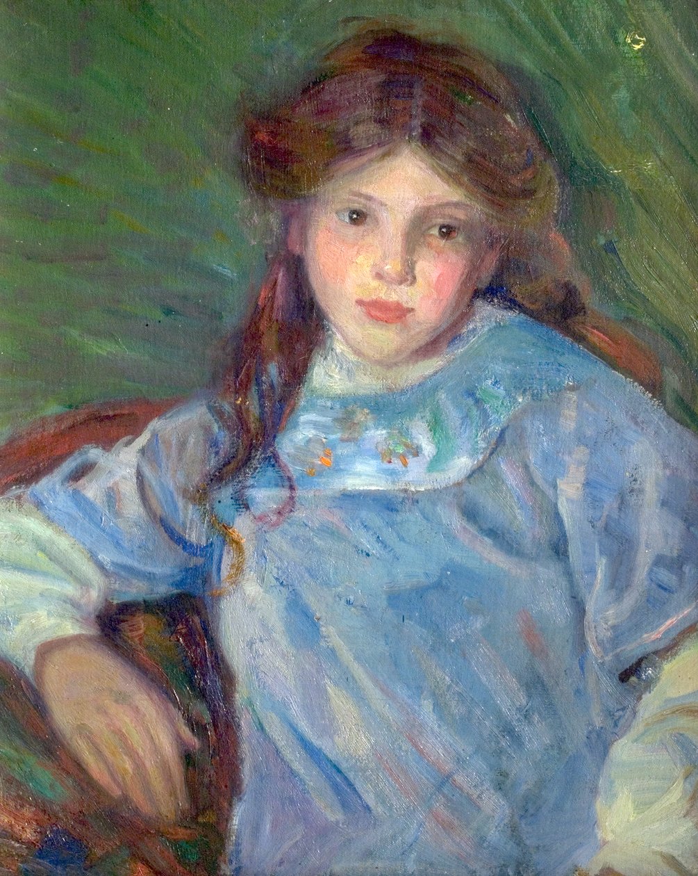 Cecilia (olja på duk) av Janine Forbes Robertson
