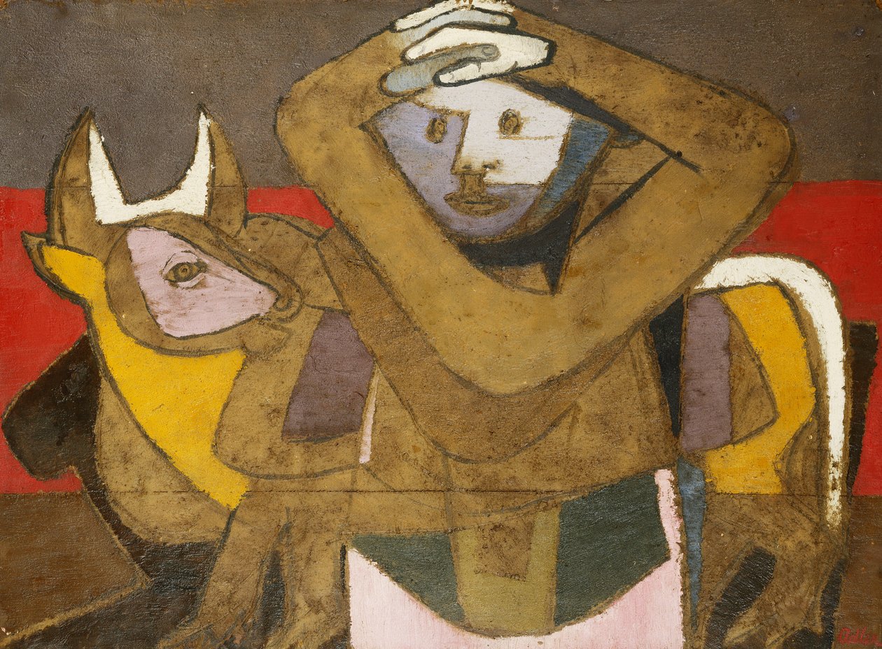 Bortförandet av Europa (skymning) av Jankel Adler