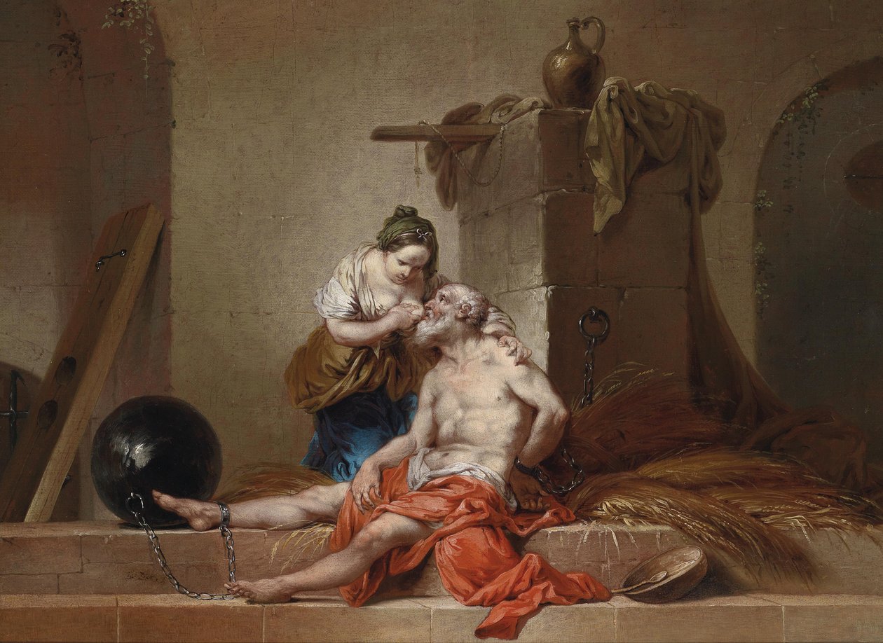 Caritas Romana av Januarius Zick
