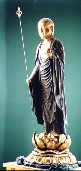Jizo (trä) av Japanese School