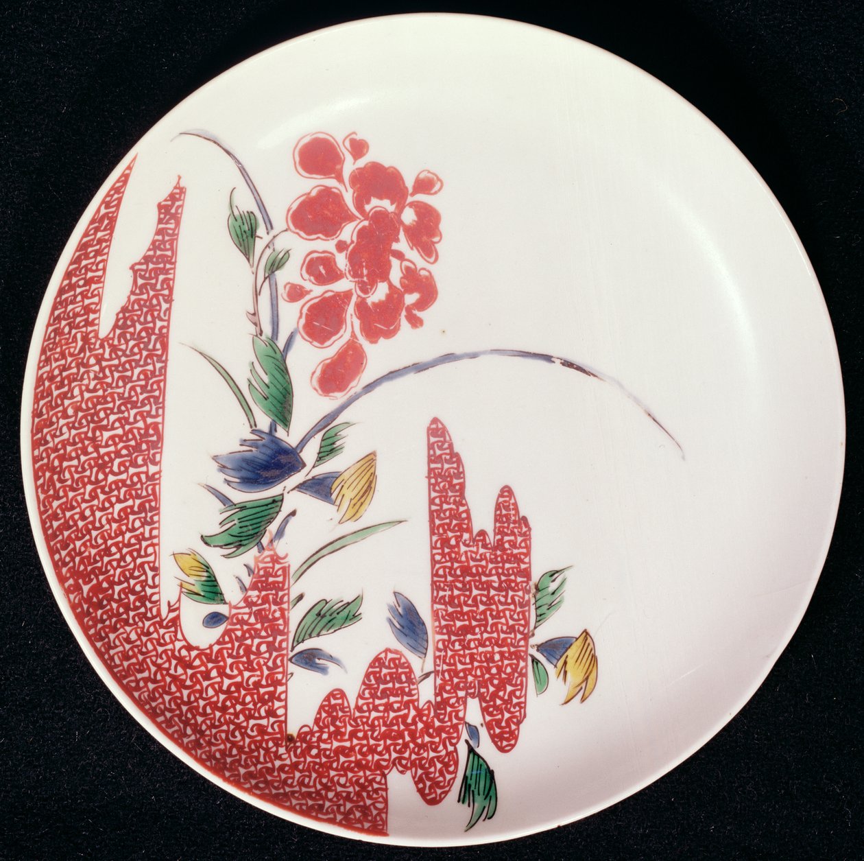 Nabeshima tallrik, ca 1716-35 (porslin) av Japanese School