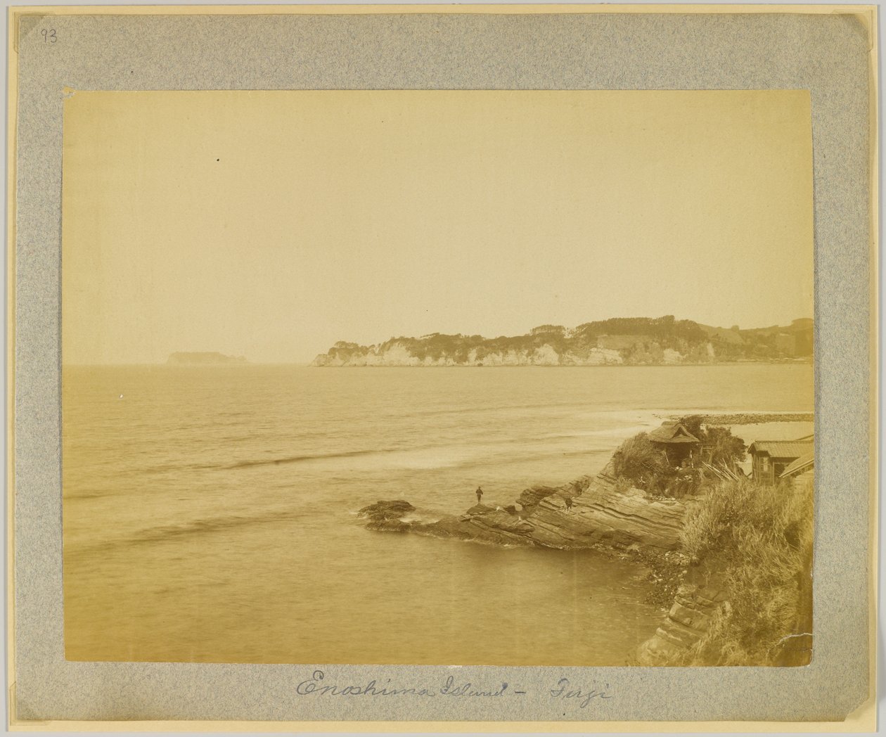 Enoshima sand, Fuji, Japan (s/v p varm) av Japanese Photographer
