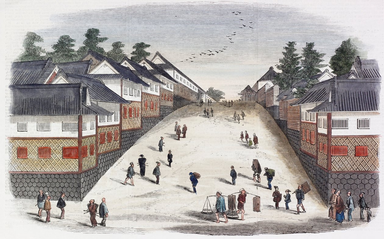 En gata i Princes Quarter, Jeddo av Japanese School