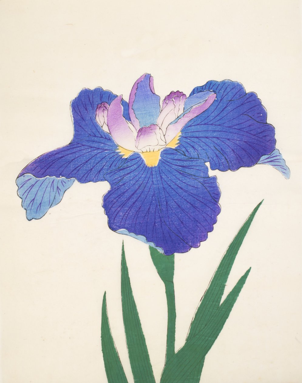 Blå E typ. 30, 1898 av Japanese School