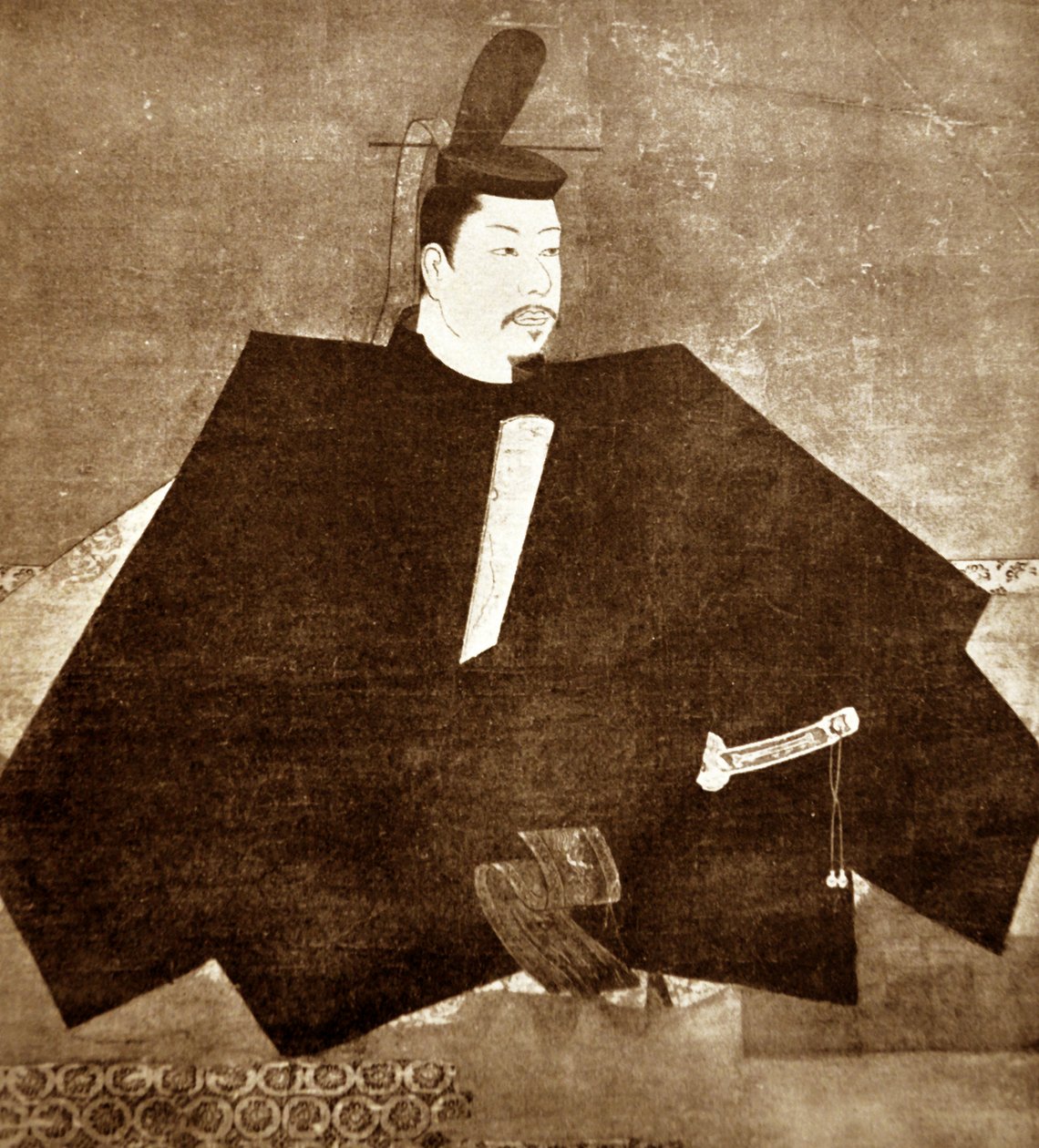 Minamoto no Yoritomo (tryck) av Japanese School