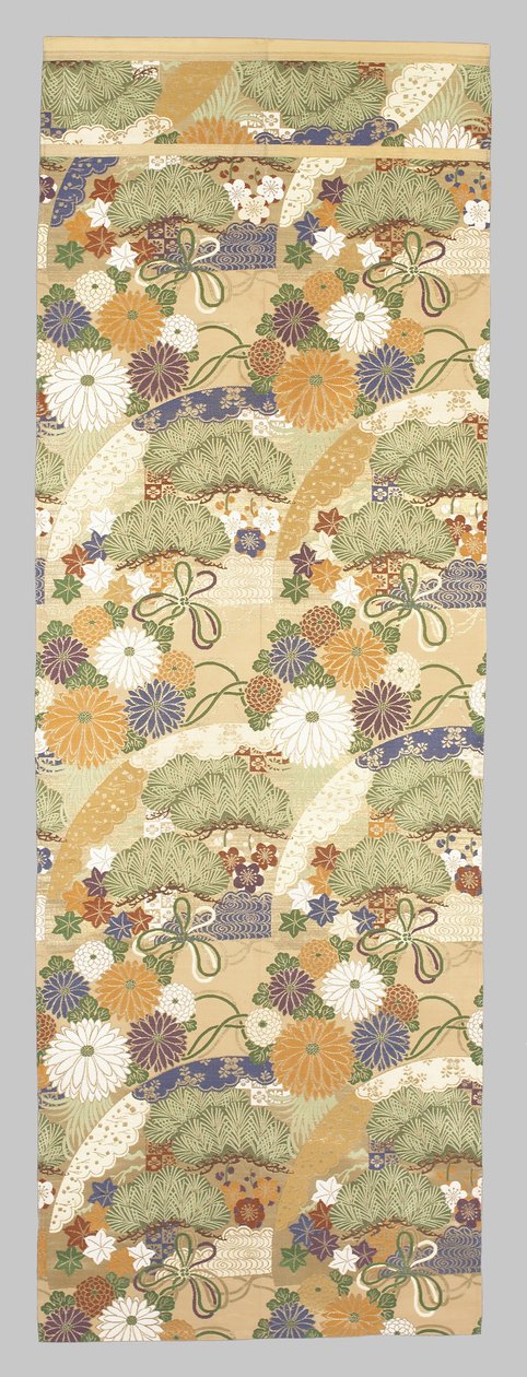 Obi Fragment av Japanese School
