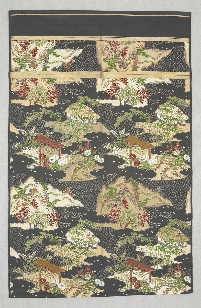 Obi Fragment av Japanese School
