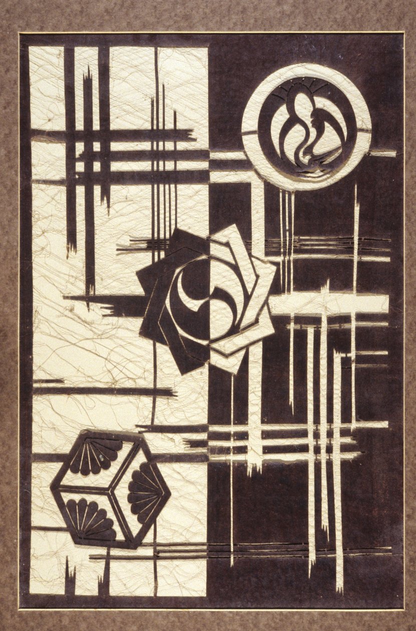 Stencil (papper) av Japanese School