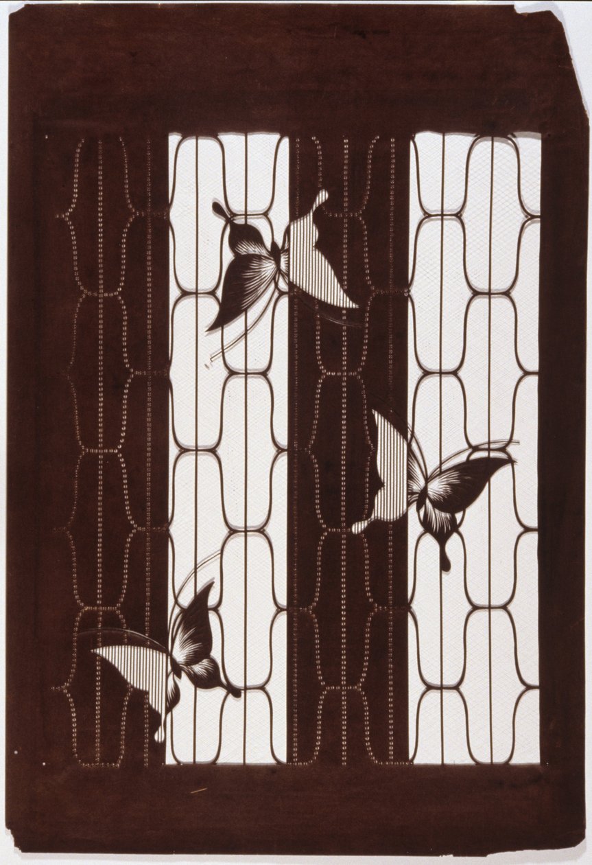 Stencil: Fjärilar av Japanese School