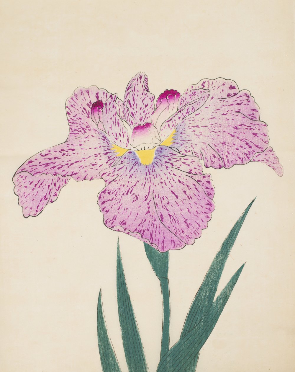 Tanka-No-Koe, nr 15, 1890 (trätryck i färg) av Japanese School