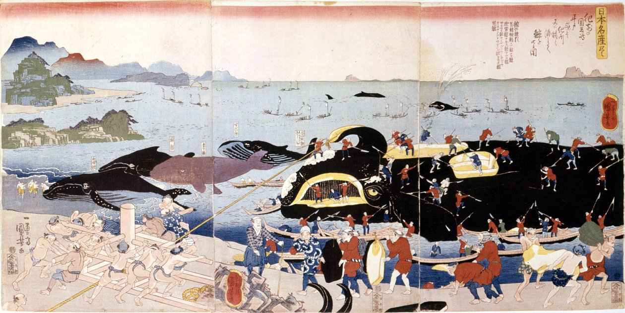 Valfiske i Japan av Japanese School