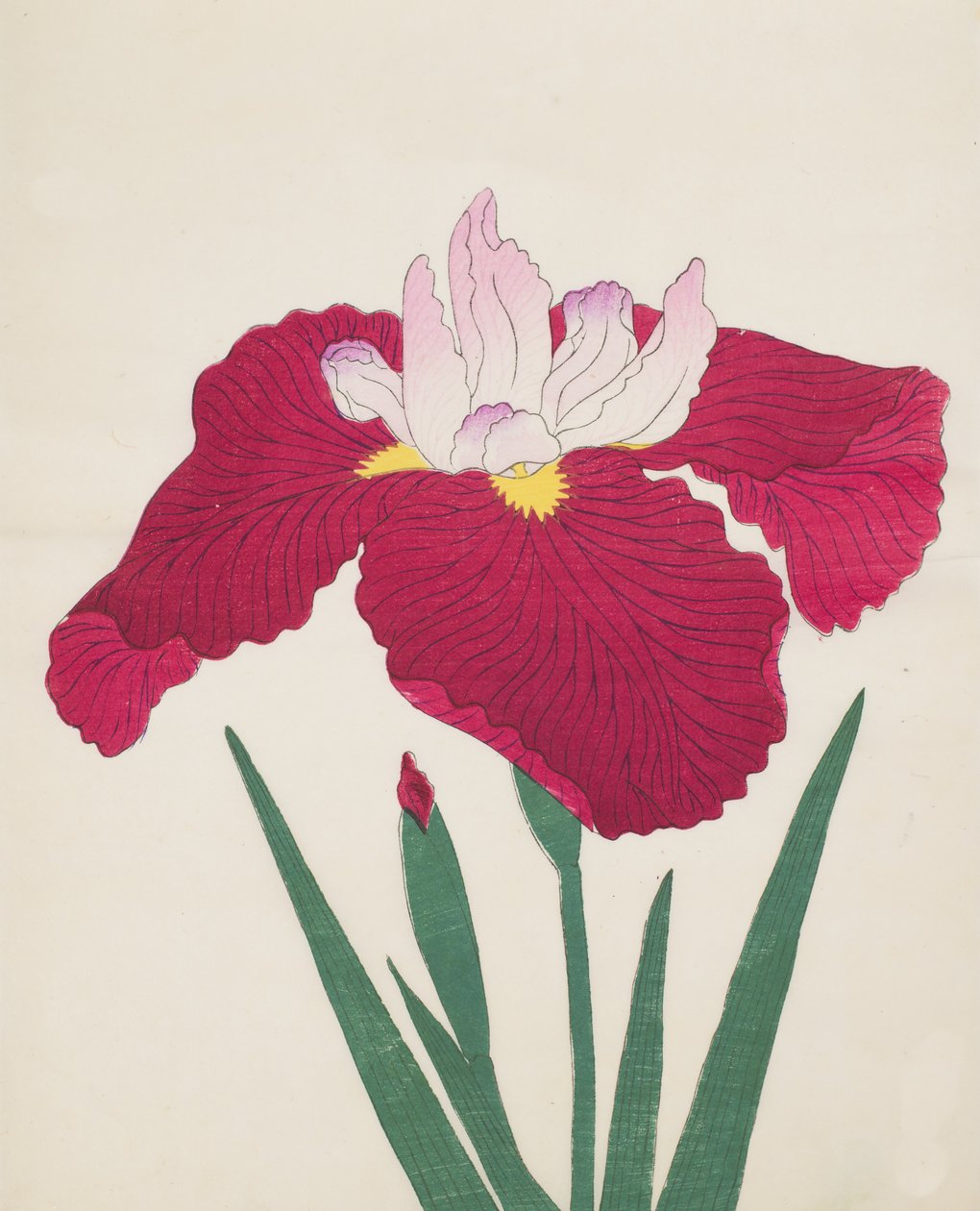 Yamamatayama, nr 83, 1890 (träblock i färg) av Japanese School