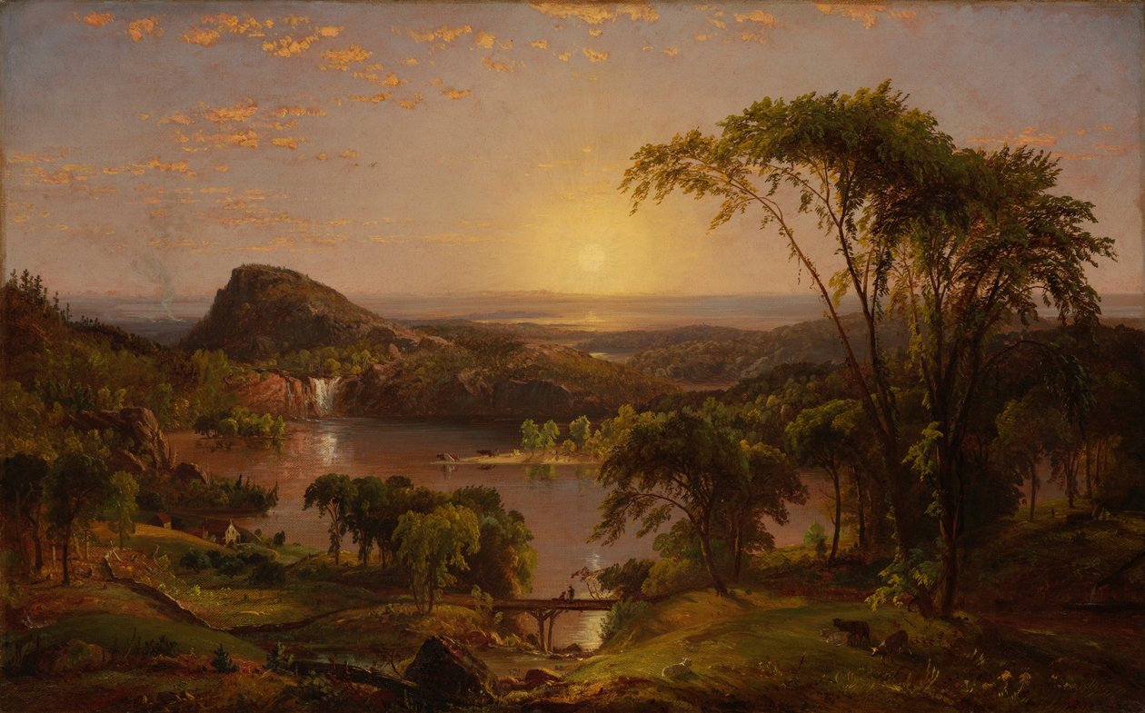 Sommar, Ontariosjön av Jasper Francis Cropsey