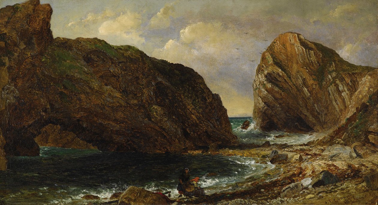 Vid havet, Lulworth av Jasper Francis Cropsey