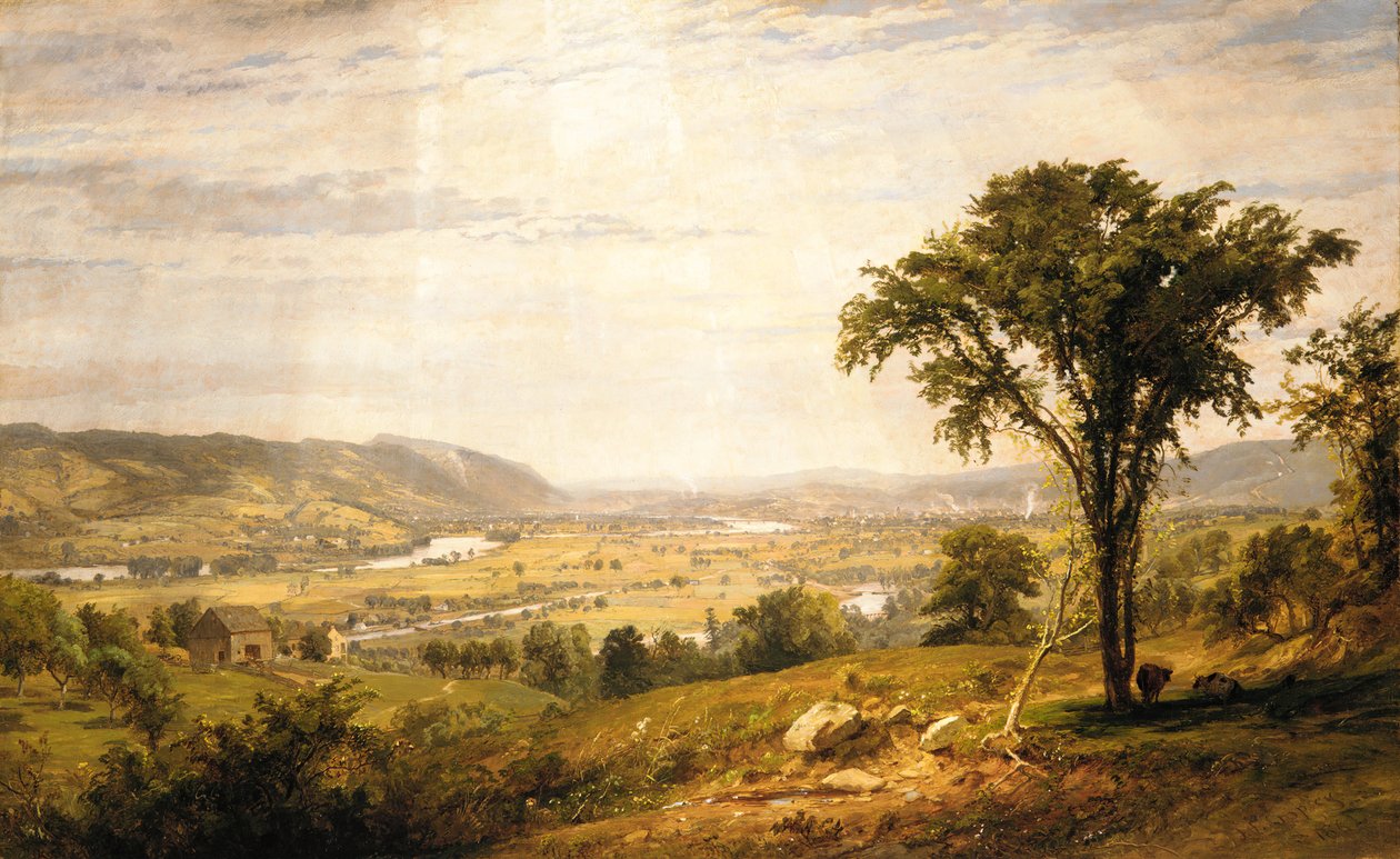 Wyoming Valley, Pennsylvania, 1864. av Jasper Francis Cropsey