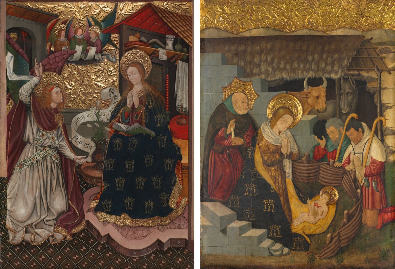 Bebådelsen och födseln av Jaume Ferrer