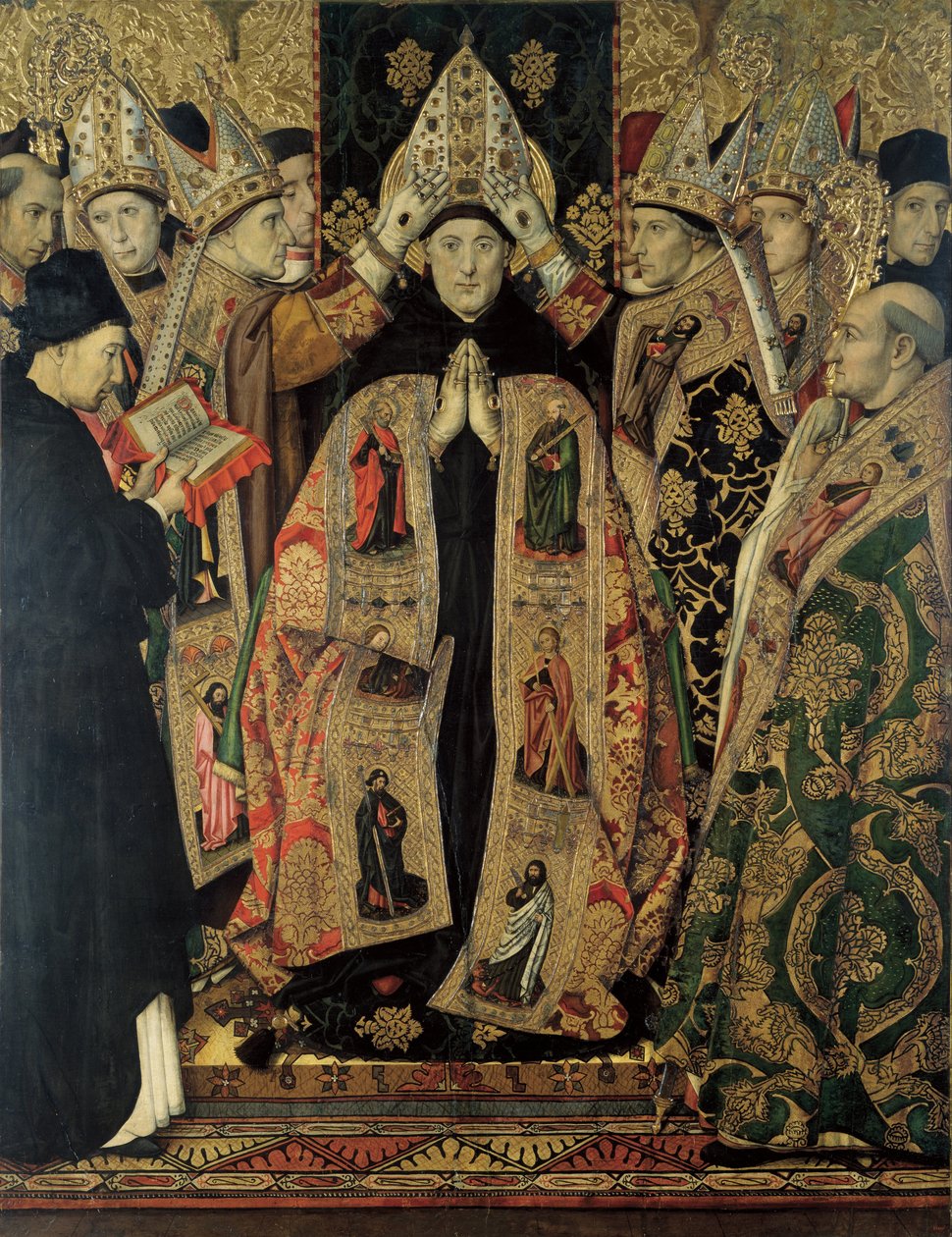 Invigning av Sankt Augustinus av Jaume Huguet