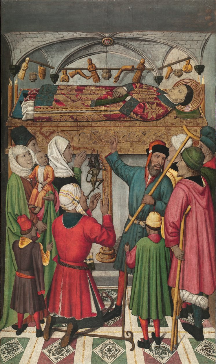 Postuma mirakel av Saint Vincent av Jaume Huguet