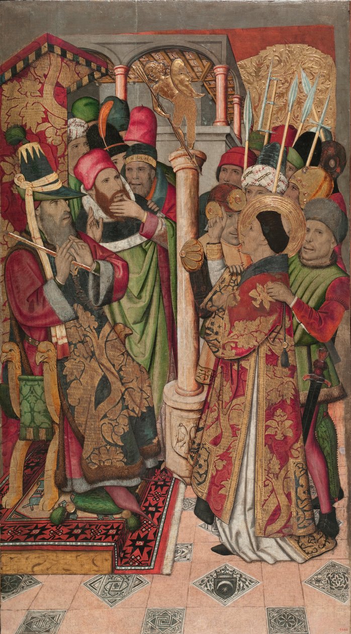 Sankt Vincent före Dacian av Jaume Huguet