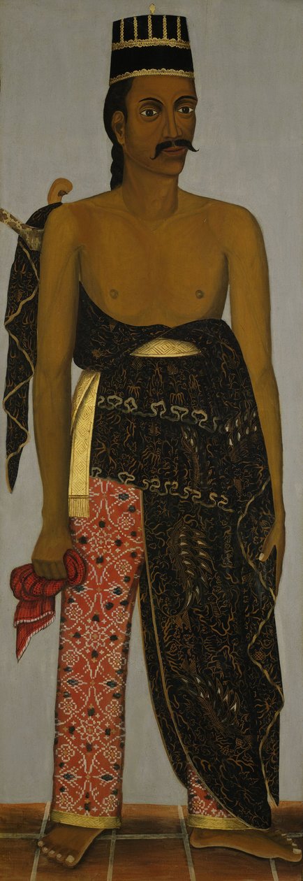 Javanesisk hovtjänsteman, c.1820-70 av Javanese School